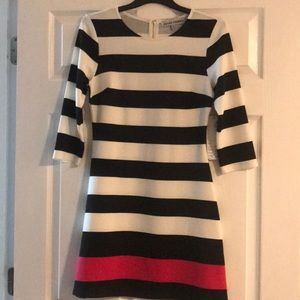 Black and white striped dress- never worn